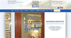 Desktop Screenshot of coastalcosmeticdentistry.com